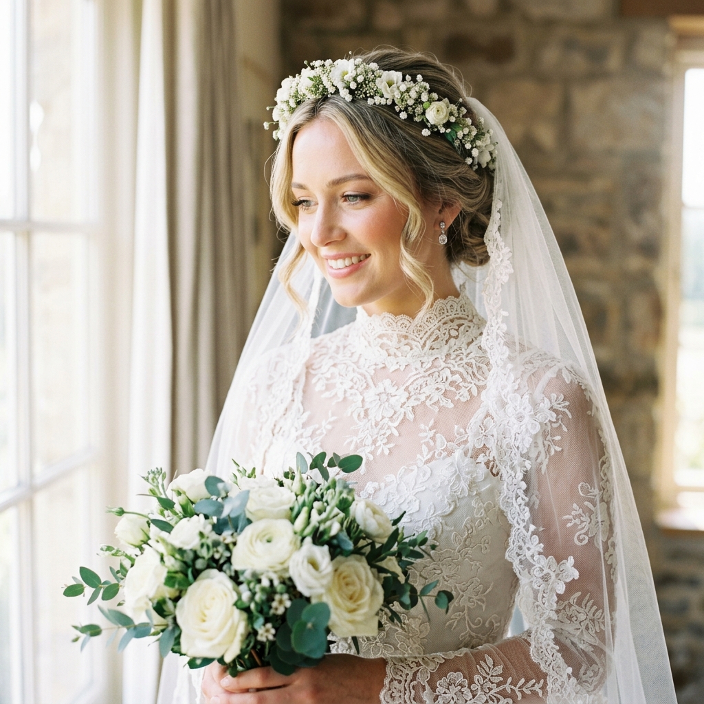 Christian Bride Gown Portrait